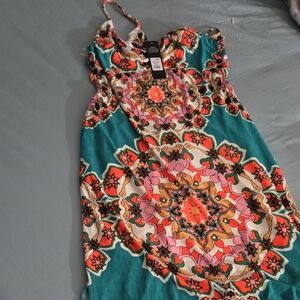 Fashion Nova Multicolor Mandala Dress